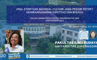 Coastal Java Sketch Discussed by Dr. Sukarjo Waluyo, M. Hum. when Filling Public Lectures at UNS