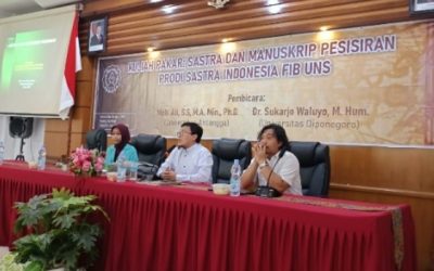 Dosen FIB UNDIP Presentasikan Cerita Rakyat dan Manuskrip Jawa Pesisir sebagai Inspirasi Produksi Sastra  Dosen FIB UNDIP Presentasikan Cerita Rakyat dan Manuskrip Jawa Pesisir sebagai Inspirasi Produksi Sastra