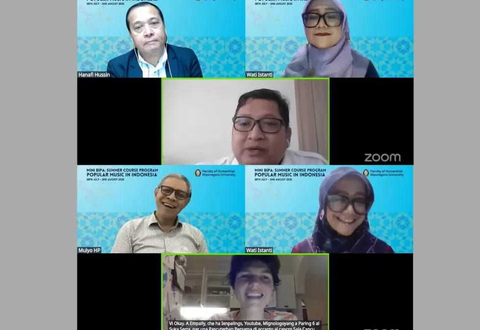 MINI BIPA Summer Course 2025: Musik Populer, Menginternasionalkan Budaya Indonesia